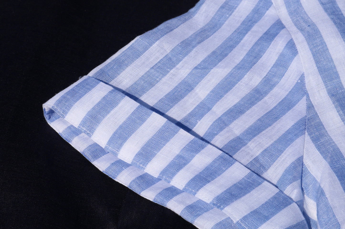 cuff detail Short Sleeve Linen Shirt for Men layback collar shirt party shirt bowling shirt