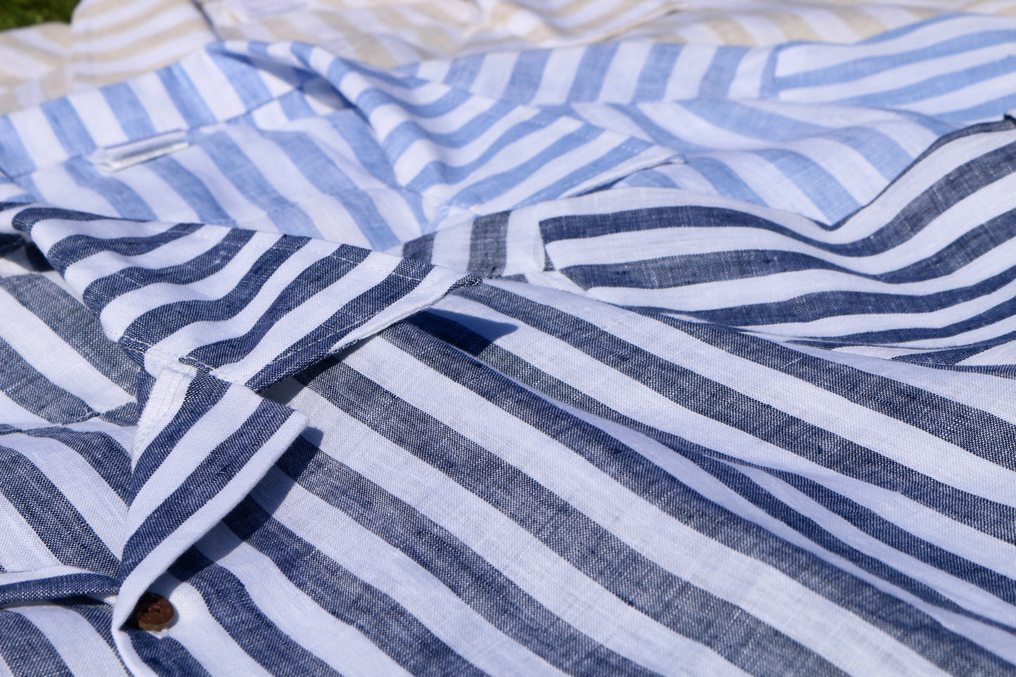 collar on Short Sleeve Linen Shirt for Men layback collar shirt party shirt bowling shirt